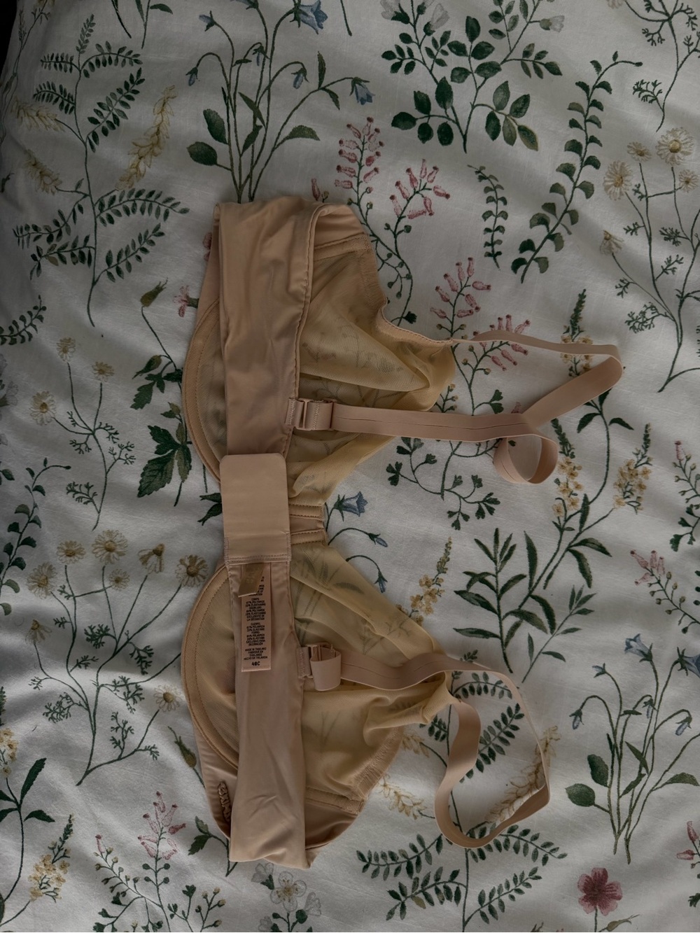 SKIMS Unlined Demi Bra in Sand - Picture 3 of 4